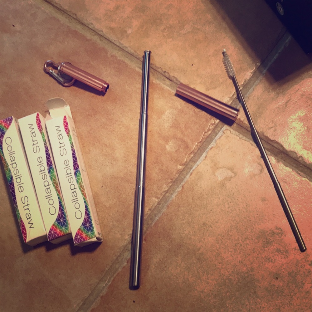 Stainless Steel Metal Drinking straw set